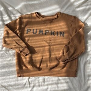Pumpkin Kids Sweatshirt - Brown